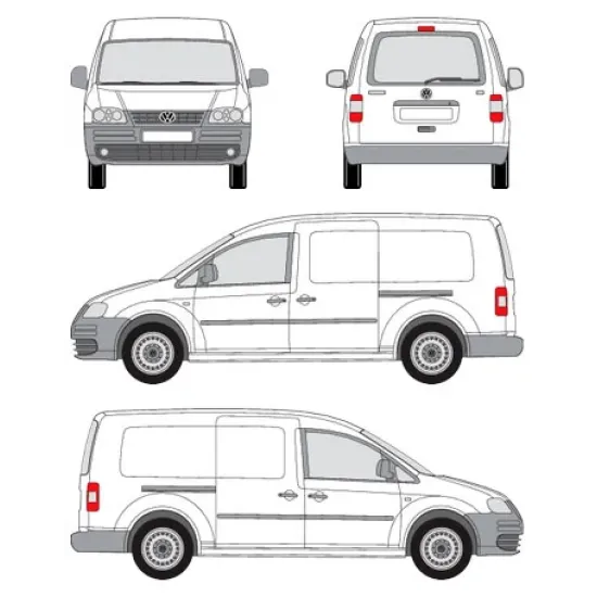 БАГАЖНИК ЗА ТОВАРНИ АВТОМОБИЛИ CRUZ Cargo Xpro 2022 SF3 Volkswagen Caddy Maxi (III) (2007-->2011)