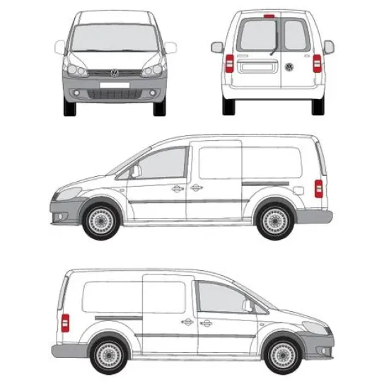 БАГАЖНИК ЗА ТОВАРНИ АВТОМОБИЛИ CRUZ Cargo Xpro 2022 SF3 Volkswagen Caddy/Caddy Maxi (III.2) (2011-->2015)