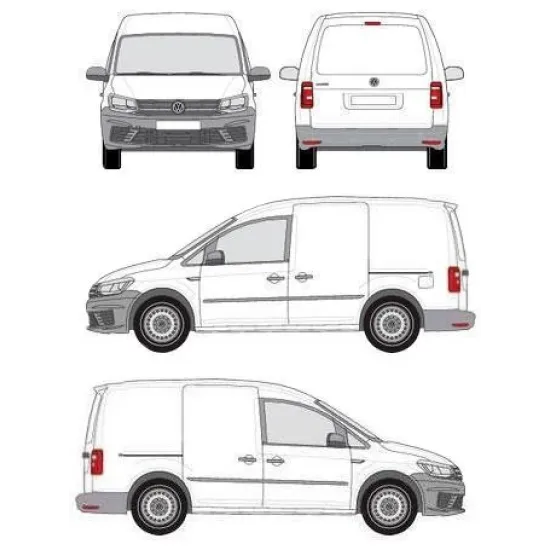 БАГАЖНИК ЗА ТОВАРНИ АВТОМОБИЛИ CRUZ Cargo Xpro 2022 SF3 Volkswagen Caddy/Caddy Maxi (IV) (2015-->2020)
