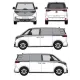 БАГАЖНИК ЗА ТОВАРНИ АВТОМОБИЛИ CRUZ Cargo Xpro 2022 SF3 Volkswagen ID.Buzz L1/SWB (fixpoint - tailgate) (fixpoint - rear doors) (2022-->)