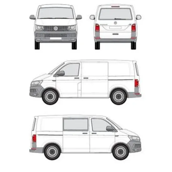 БАГАЖНИК ЗА ТОВАРНИ АВТОМОБИЛИ CRUZ Cargo Xpro 2022 SF3 Volkswagen T5 (2003-->2015) T6/T6.1 (2015-->2024) (T-Profile / T-Track)