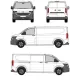 БАГАЖНИК ЗА ТОВАРНИ АВТОМОБИЛИ CRUZ Cargo Xpro 2022 SF3 Volkswagen Transporter/Caravelle T7 (LWB - fixpoint) (2024-->)