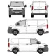 БАГАЖНИК ЗА ТОВАРНИ АВТОМОБИЛИ CRUZ Cargo Xpro 2022 SF3 Volkswagen Transporter/Caravelle T7 (SWB - fixpoint) (2024-->)