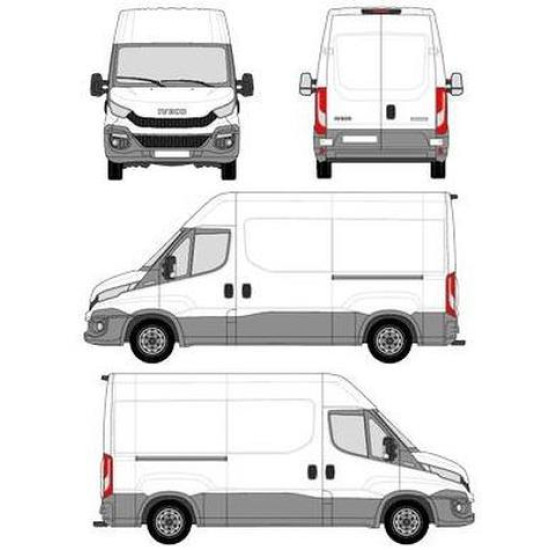 БАГАЖНИК ТОВАРНА СКАРА CRUZ EVO RACK MODULE Iveco Daily 3520/H2 (10,8 m3 - 2 fixpoint) (2014-->)
