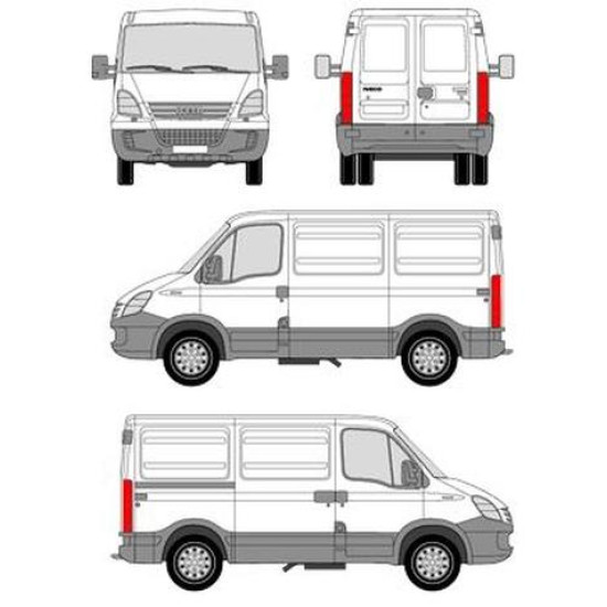 БАГАЖНИК ТОВАРНА СКАРА CRUZ EVO RACK MODULE Iveco Daily L1H1 (III - short body) (2000-->2014)