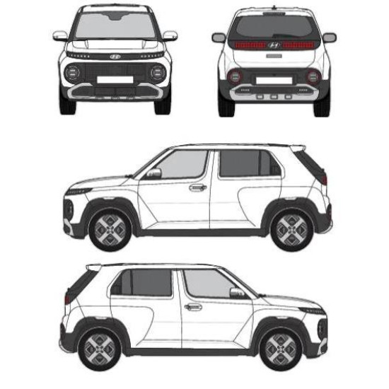 БАГАЖНИК ГРЕДИ CRUZ AIRO T Hyundai Inster 5d (standard roof) (2025-->)