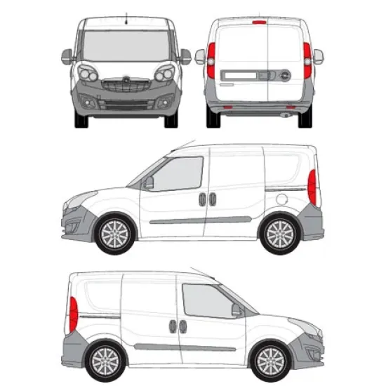БАГАЖНИК ЗА ТОВАРНИ АВТОМОБИЛИ CRUZ Cargo Xpro 2022 SF3 Fiat Doblo Cargo (II - box) (2010-->2015)