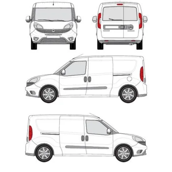 БАГАЖНИК ЗА ТОВАРНИ АВТОМОБИЛИ CRUZ Cargo Xpro 2022 SF3 Fiat Doblo Maxi (II.2) (2015-->2022)