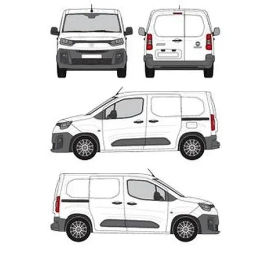 БАГАЖНИК ЗА ТОВАРНИ АВТОМОБИЛИ CRUZ Cargo Xpro 2022 SF3 Fiat Doblo M (III) (2022-->) Fiat e-Doblo M (III) (2022-->)