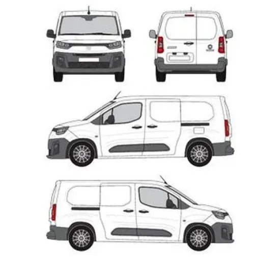 БАГАЖНИК ЗА ТОВАРНИ АВТОМОБИЛИ CRUZ Cargo Xpro 2022 SF3 Fiat Doblo XL (III) (2022-->) Fiat e-Doblo XL (III) (2022-->)