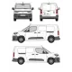БАГАЖНИК ЗА ТОВАРНИ АВТОМОБИЛИ CRUZ Cargo Xpro 2022 SF3 Fiat Doblo XL (III) (2022-->) Fiat e-Doblo XL (III) (2022-->)