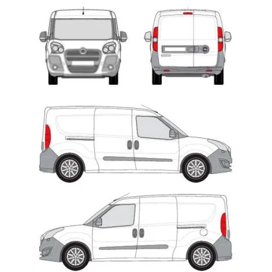 БАГАЖНИК ЗА ТОВАРНИ АВТОМОБИЛИ CRUZ Cargo Xpro 2022 SF3 Fiat Doblo Maxi (II) (2010-->2015)