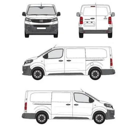 БАГАЖНИК ЗА ТОВАРНИ АВТОМОБИЛИ CRUZ Cargo Xpro 2022 SF3 Fiat Scudo L3H1 (Maxi XL - 5 fixpoint) (2022-->)