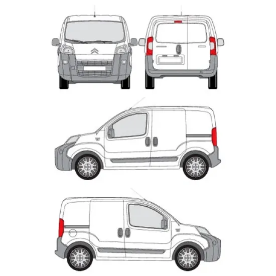 БАГАЖНИК ЗА ТОВАРНИ АВТОМОБИЛИ CRUZ Cargo Xpro 2022 SF3 Citroën Nemo (III) (2008-->)