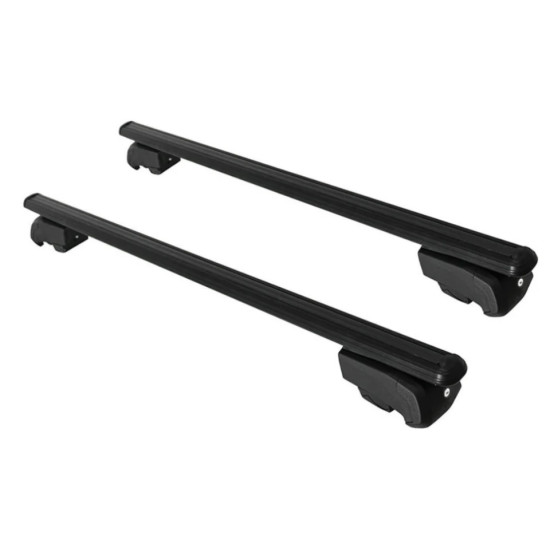 БАГАЖНИК ЗА ACURA RDX 5d. SUV (integrated railing) (2019->2025) FLUSH RAIL BLACK