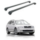 БАГАЖНИК ЗА Skoda Octavia Combi (I/1U-II/1Z - railing) (1998-->2005) (2004-->2012) AERO BAR BLACK