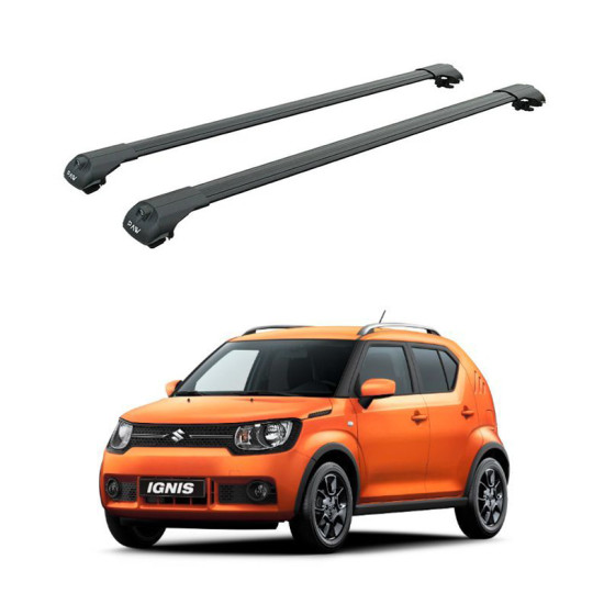 БАГАЖНИК за Suzuki Ignis 5d (railing) (2016-->) AERO BAR BLACK