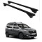 БАГАЖНИК ЗА Dacia Dokker 5d (railing) (2013-->) ALU REILING BLACK