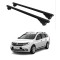 БАГАЖНИК ЗА Dacia Logan / Logan Stepway MCV (SW) (II - railing) (2013-->2020) ALU REILING BLACK