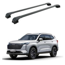 Багажник за Great Wall HAVAL H6 5-dr SUV integrated railing (2024->) AERO BAR BLACK