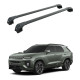 Багажник за KGM ACTYON 5d SUV (integrated railing) (2025-->) AERO BAR BLACK Багажник за KGM ACTYON 5d SUV (integrated railing) (2025-->) AERO BAR BLACK