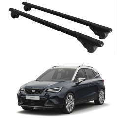 Багажник за Seat Arona 5d (railing) (2017-->) ALU REILING BLACK