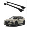 Багажник за Subaru Crosstrek 5d / XV (III - railing) (2023-->) ALU REILING BLACK