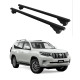 Багажник за Toyota Land Cruiser 5d (J150 - railing) (2010-->2023) ALU REILING BLACK