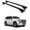 Багажник за Toyota Land Cruiser 5d (300 - railing) (2021-->) ALU REILING BLACK