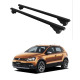 БАГАЖНИК ЗА Volkswagen Polo Cross (V - railing) (2010-->2017) ALU REILING BLACK