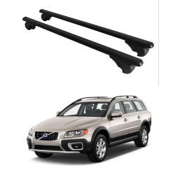 БАГАЖНИК ЗА Volvo XC70 Estate (railing) (2000-->2016) ALU REILING BLACK