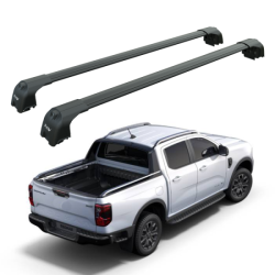Багажник за джип за товарното отделение за Mitsubishi L200 double cab AERO BAR BLACK