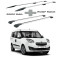 БАГАЖНИК КОМПЛЕКТ НАПРЕЧНИ ГРЕДИ И РЕЙЛИНГИ СИВИ ЗА Opel / Vauxhall Combo L1H1 (D) (2012-->2018)