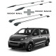 БАГАЖНИК КОМПЛЕКТ НАПРЕЧНИ ГРЕДИ И РЕЙЛИНГИ СИВИ ЗА Opel Zafira Life (M/medium) (2019-->)