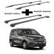 БАГАЖНИК КОМПЛЕКТ НАПРЕЧНИ ГРЕДИ И РЕЙЛИНГИ ЧЕРНИ ЗА Toyota Proace City Verso L1 (I) (2019-->)