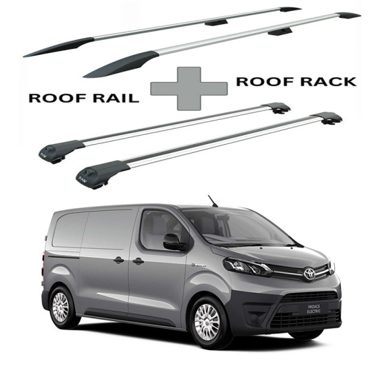 БАГАЖНИК КОМПЛЕКТ НАПРЕЧНИ ГРЕДИ И РЕЙЛИНГИ СИВИ ЗА Toyota PROACE (M/medium) (2016->) БАГАЖНИК КОМПЛЕКТ НАПРЕЧНИ ГРЕДИ И РЕЙЛИНГИ СИВИ ЗА Toyota PROACE (M/medium) (2016->)