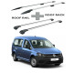 БАГАЖНИК КОМПЛЕКТ НАПРЕЧНИ ГРЕДИ И РЕЙЛИНГИ СИВИ ЗА Volkswagen Caddy (IV) (2015-->2020)