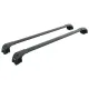 Багажник за Citroën DS7 CROSSBACK 5d. SUV (integrated railing 2018-->) AERO BAR BLACK