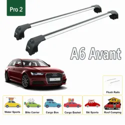 БАГАЖНИК ЗА AUDI A6 AVANT (C7 - INTEGRATED RAILING) (2011-->2018) AERO BAR