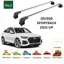 БАГАЖНИК ЗА Audi Q5 Sportback (II/FY - integrated railing) (2021-->) AERO BAR