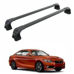 БАГАЖНИК ЗА BMW Serie 2 Coupe 2d (F22 - fixpoint) (2014-->2022) AERO BAR BLACK