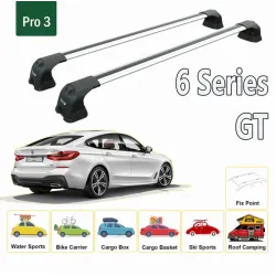 БАГАЖНИК ЗА BMW 6 GT (G32 - fixpoint) (2017-2023) AERO BAR BLACK