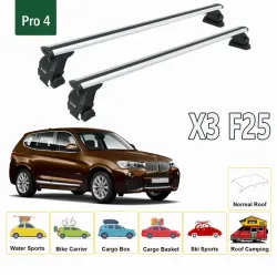 Багажник за BMW X3 F25 5d. (II/F25 - Standard Roof) (2011-->2018)