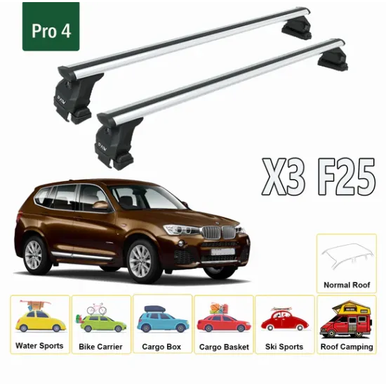 Багажник за BMW X3 F25 5d. (II/F25 - Standard Roof) (2011-->2018)