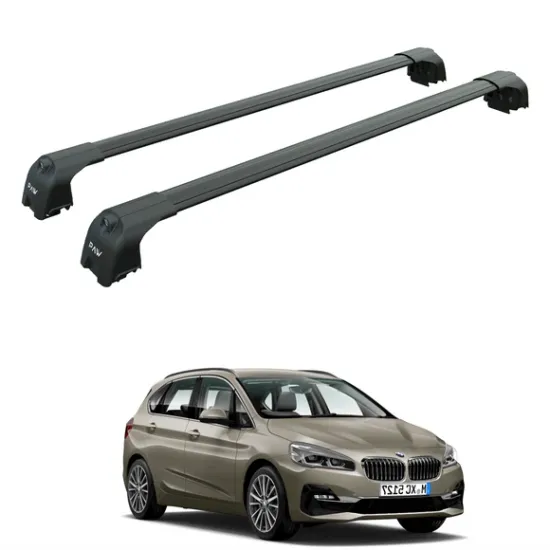 БАГАЖНИК ЗА BMW Serie 2 Active Tourer (F45 - integrated railing) (2014-->2021) AERO BAR BLACK