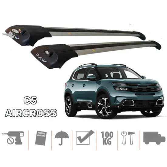 Багажник за Citroën C5 Aircross (railing) (2018-->) AERO BAR