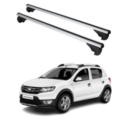 Багажник за Dacia Sandero Stepway(I - railing) (2009-->2012) (II - railing) (2013-->2020) ALU REILING