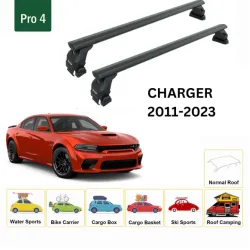 БАГАЖНИК ЗА Dodge Charger 4d. (Normal Roof) (2011-2023) AERO BAR BLACK