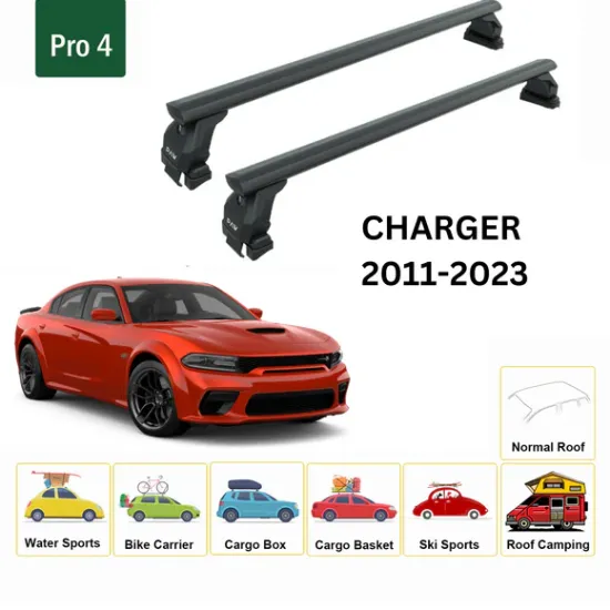 БАГАЖНИК ЗА Dodge Charger 4d. (Normal Roof) (2011-2023) AERO BAR BLACK