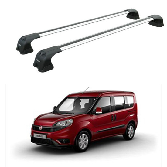 БАГАЖНИК ЗА Fiat Doblo Cargo / Cargo Maxi (II.2) (2015-->2022) AERO BAR БАГАЖНИК ЗА Fiat Doblo Cargo / Cargo Maxi (II.2) (2015-->2022) AERO BAR